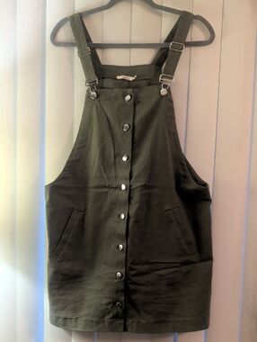 mi ami Olive-Style Button Overall